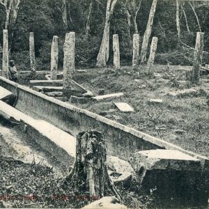 Ceylon Anuradhapura ruins Stone Canoes