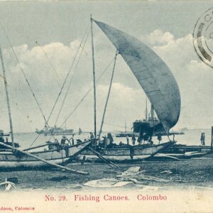 Ceylon Fishing Canoes 1905 to Marseille