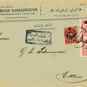 1916 Turkey Istanbul Armenian Merchant Censored cover to Cottbus