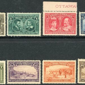1908 Canada Quebec Tercentenary set *