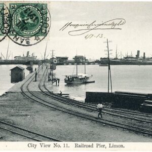 Costa Rica Limon Railroad Pier 1913 to Belgium