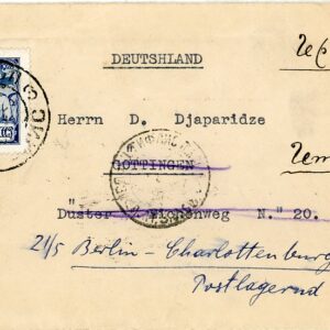 1928 Georgia 14k Naval Fleet Cover to Gottingen
