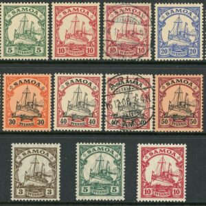 1900-19 German Samoa Mint or Used small collection
