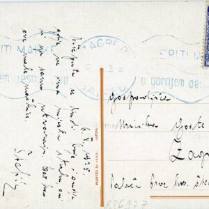 1925 Croatia Zagreb 50p on 3d postcard