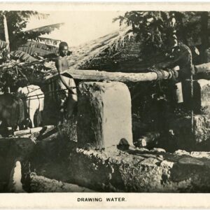 Kenya Drawing Water from Well