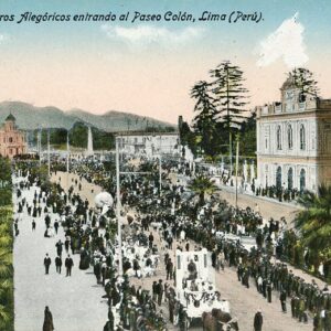 Peru Lima Parade at Paso Colon