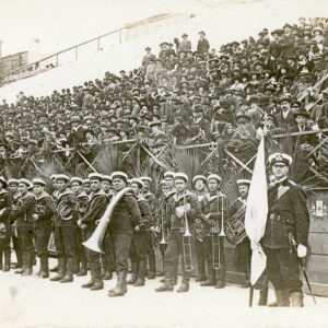 Peru US Fleet in Callao 1921 photocard