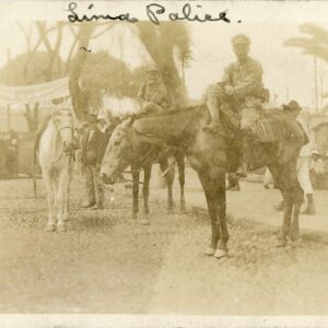 Peru Lima Mounted Police photocard