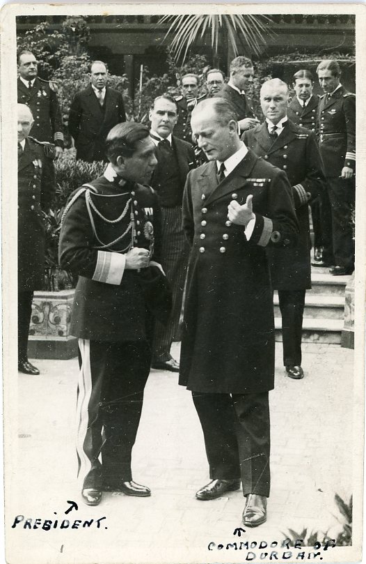 Peru President and Commodore of the Ship