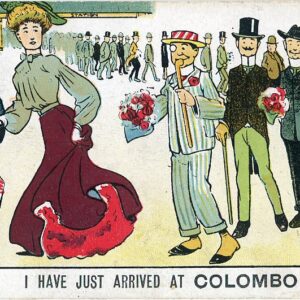 Ceylon Colombo Humour Postcard 1910 to Japan