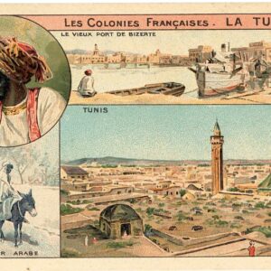 Tunisia French Colonies series postcard