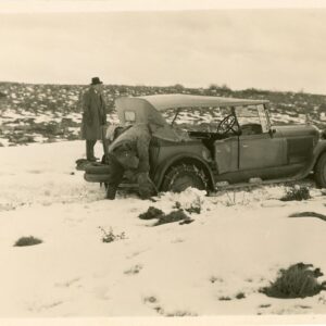 Argentina Rio Pico Valley Car stuck on Snow