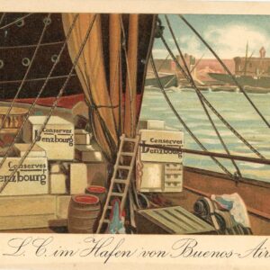 Argentina Lenzbourg Conserves advertisement card